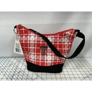 Texas Tech Quilted Plaid Game Day‎ Purse BNWT by Spirit Ready
